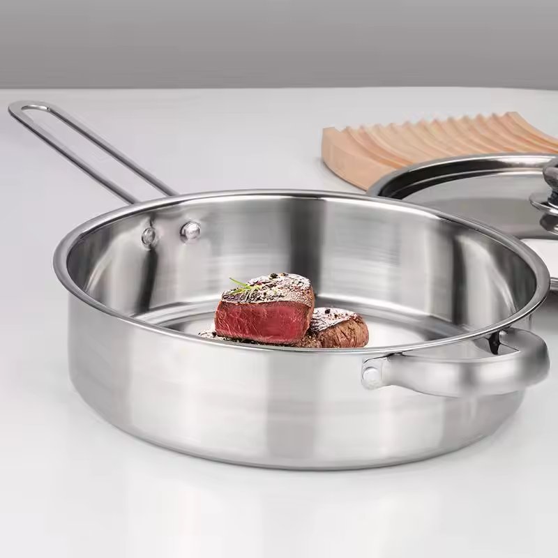 Good price of New product 12 pieces cookware set ceramic coated cookware set high quality stainless steel cookware set