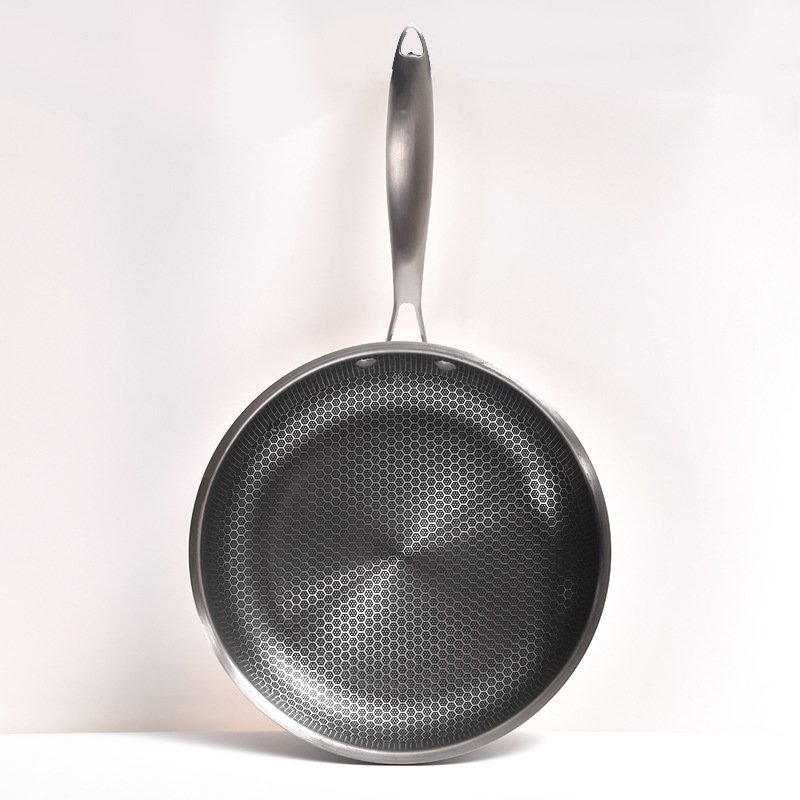 Stainless Steel Frying Pan Nonstick Honeycomb Pans for Cooking Cookware Sets