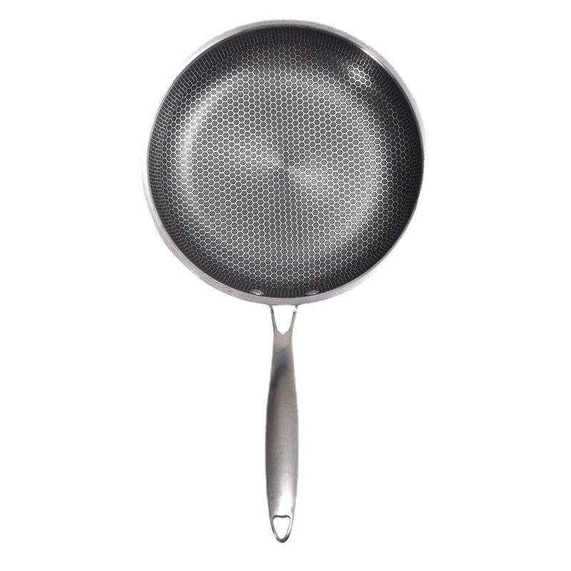 Stainless Steel Frying Pan Nonstick Honeycomb Pans for Cooking Cookware Sets