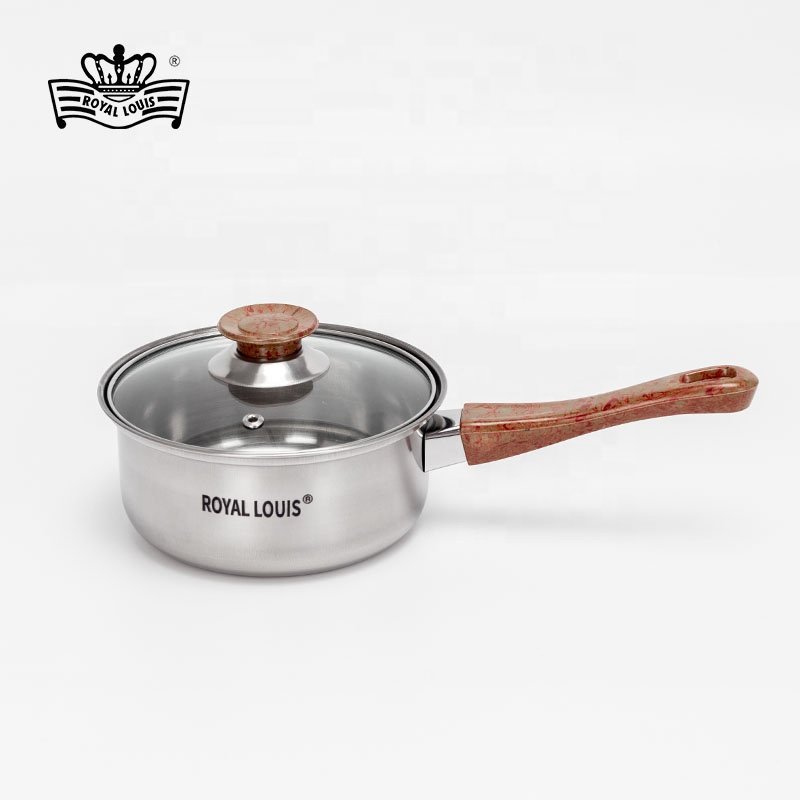 12pcs Cooking Pot Set New Design Stainless Steel Cooking Pot Ware Non-stick Cookware Set Cooking Pot Sets With Wood Grain Handle