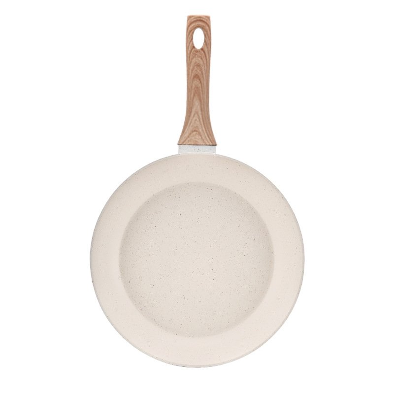 12 pcs Nonstick Pots And Pans Anti-Scald Wooden Handle Kitchen Aluminum Cooking Pot Set With Glass lid And Shovel