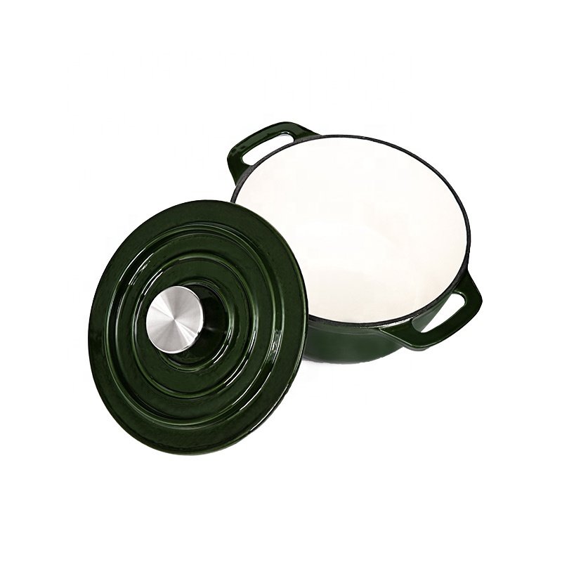 Cast iron enamel casserole cast iron cookware set soup pot