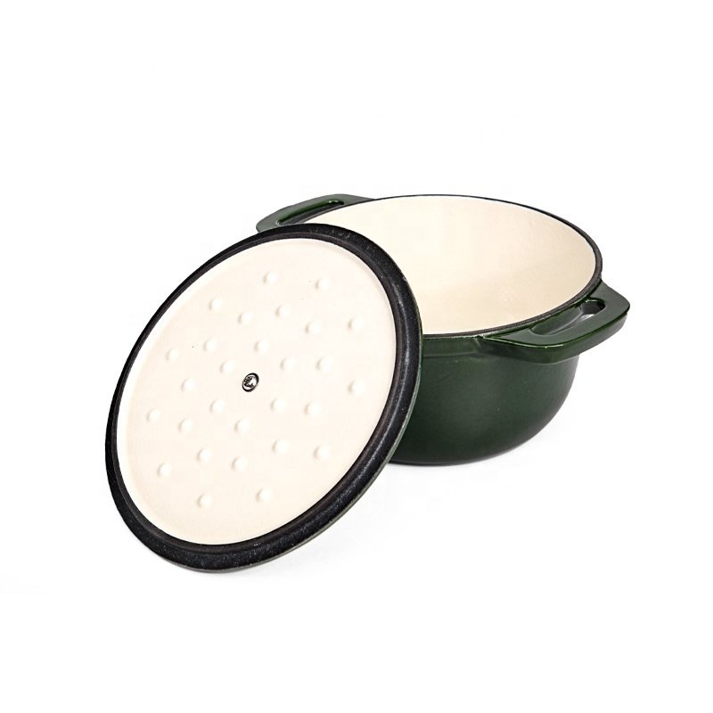 Cast iron enamel casserole cast iron cookware set soup pot