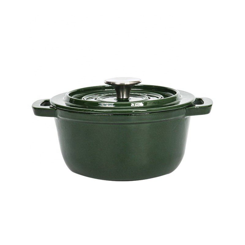 Cast iron enamel casserole cast iron cookware set soup pot