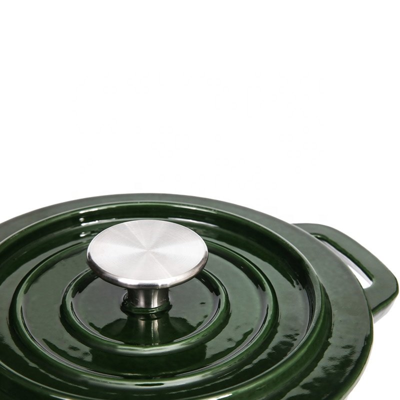 Cast iron enamel casserole cast iron cookware set soup pot