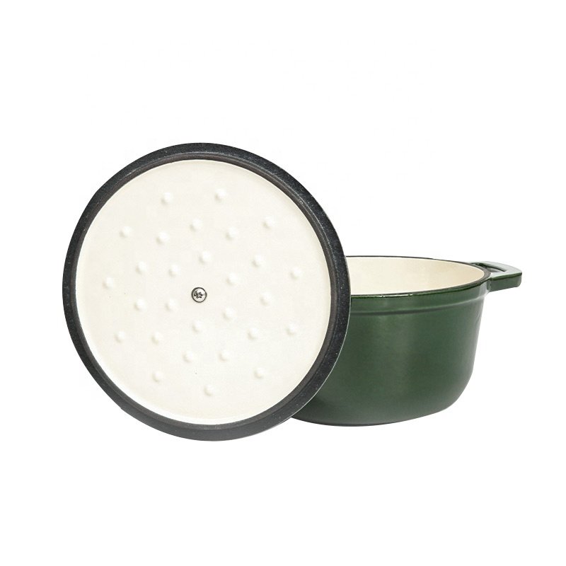 Cast iron enamel casserole cast iron cookware set soup pot