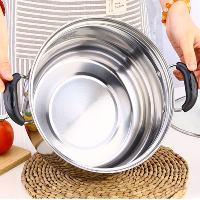 Customization kitchen utensils Stainless Steel pots and pans non-stick cookware set Handles Bakelite