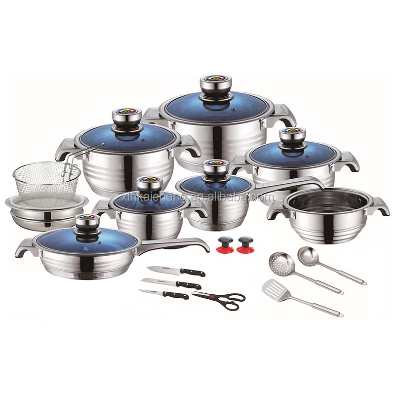 Good Sell with Heavy Bottom and Stainless Steel Material Kitchen Cookware Set