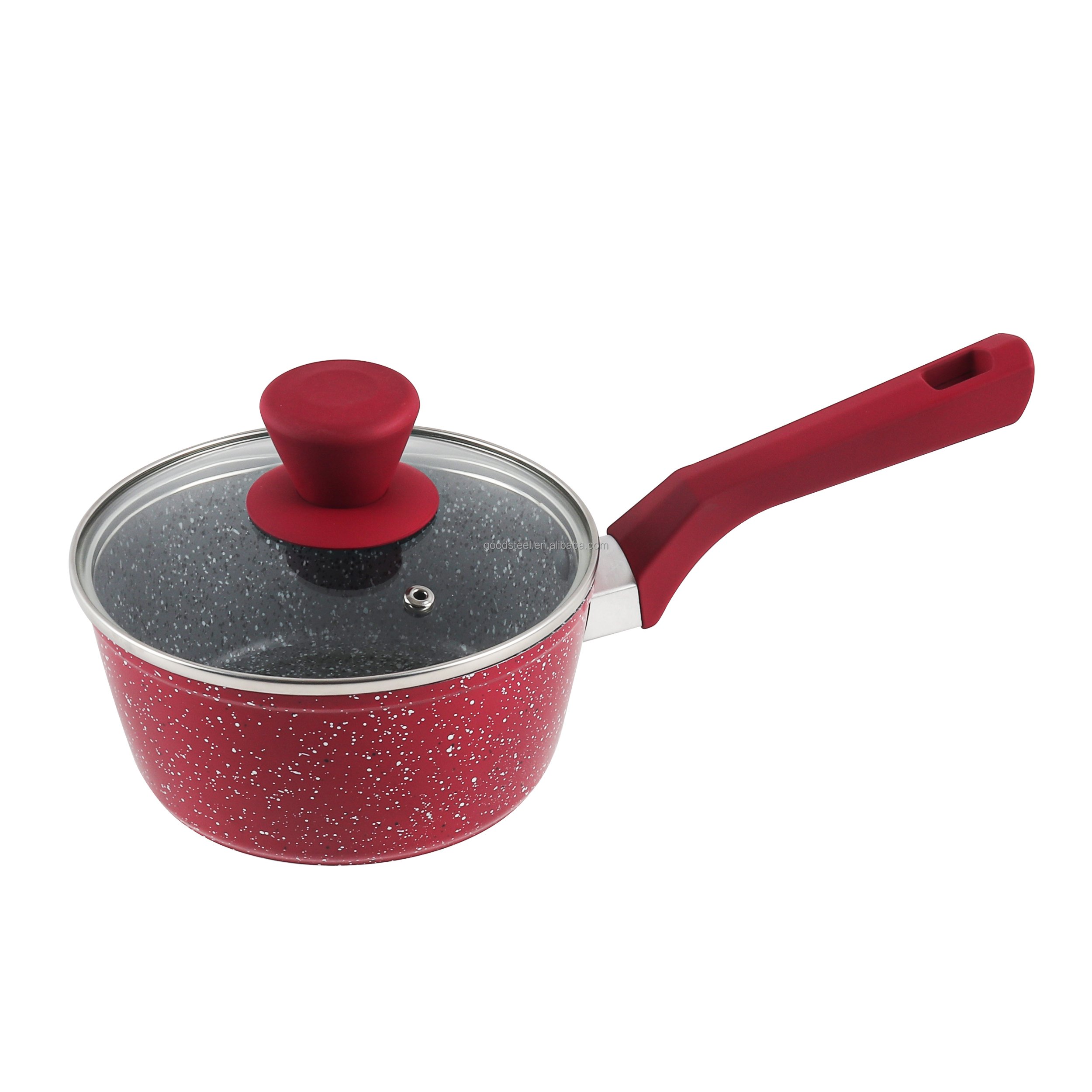 best selling products 2024 OZONE Popular Non Stick Pot Marble Casserole Pot Fry Pan Set Die Cast Aluminum Cooking Cookwar