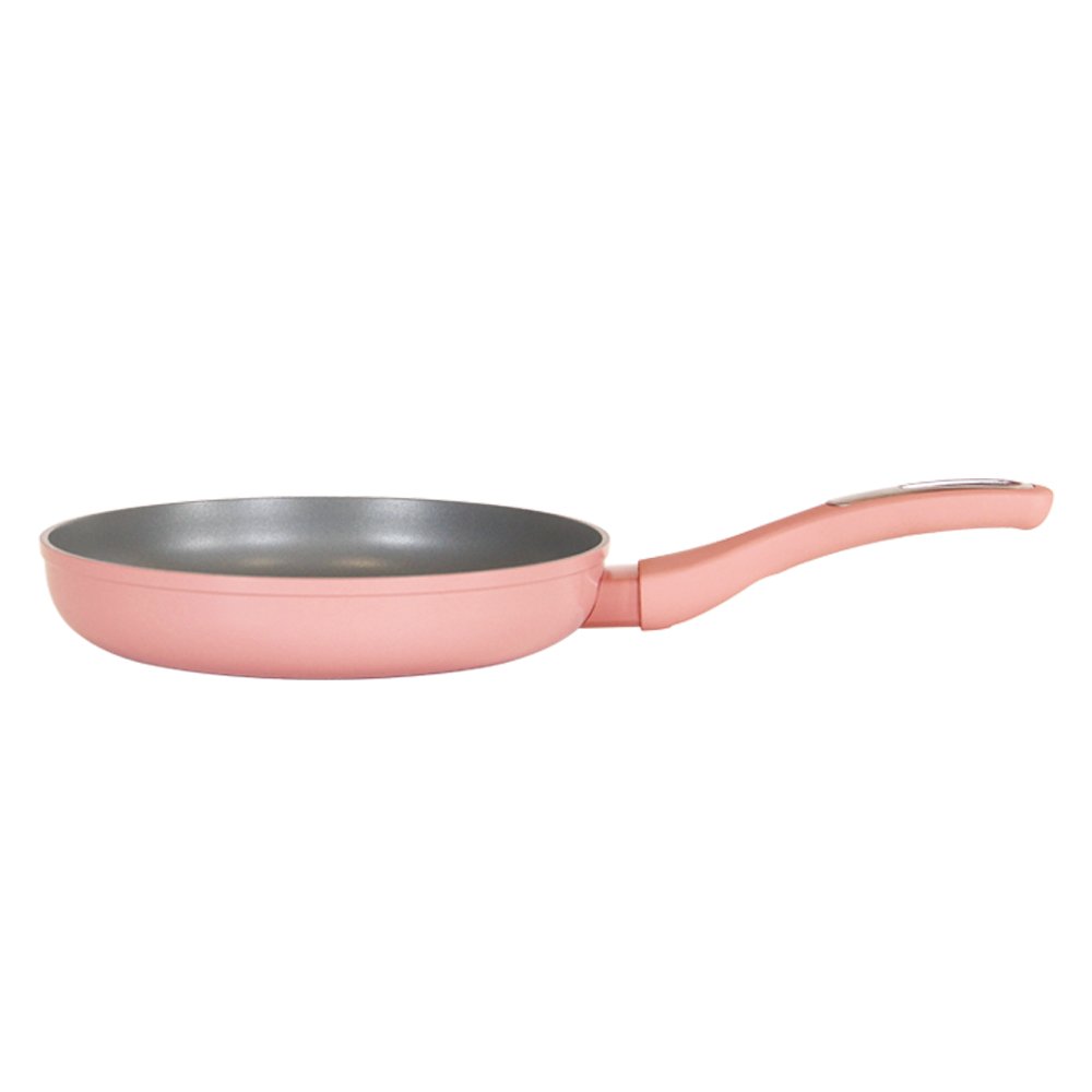 2024 Non Stick Cookware Set Non Stick Granite Pans Cast Iron Aluminum Cookware Set pink