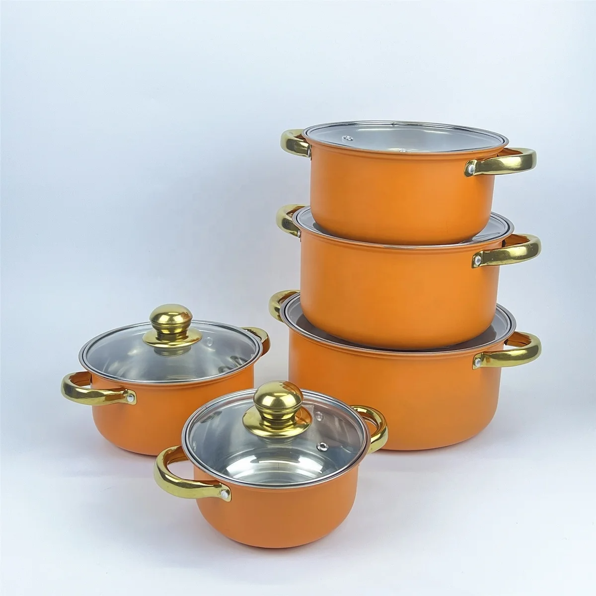 Kitchenware Manufacturer stainless steel Casserole Cookware Set kitchenware Cooking soup Pot