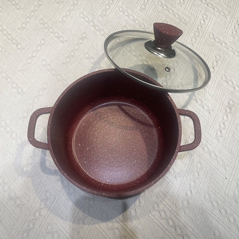 10 PCS cookware set non-stick casserole sets marble coating pots sets