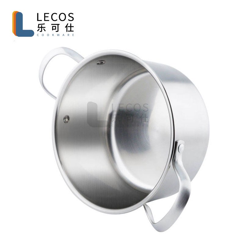 Stainless Steel 304 Material Cookware Soup Pot 6pcs Set With Tempered Glass Lid