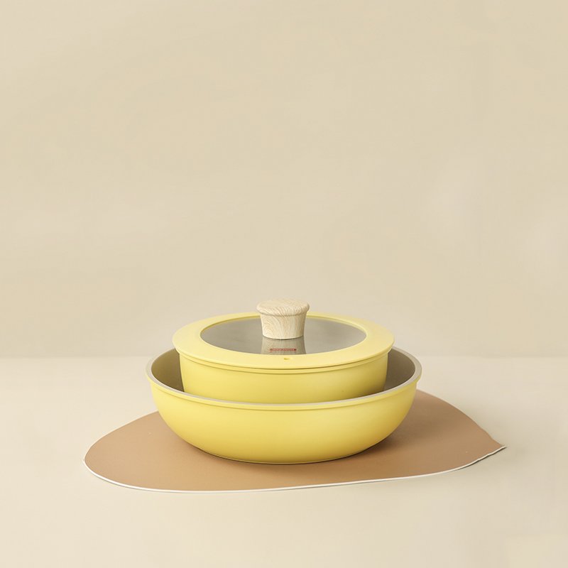 Pots and Pans Set Nonstick Cookware Set with Removable Handle, Gas, Induction Compatible, Dishwasher Safe
