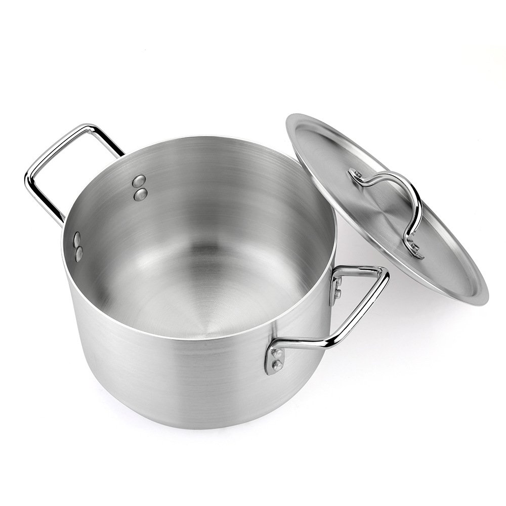 10pcs pots Home cookware set Restaurants sanding pot aluminum cooking pot sets