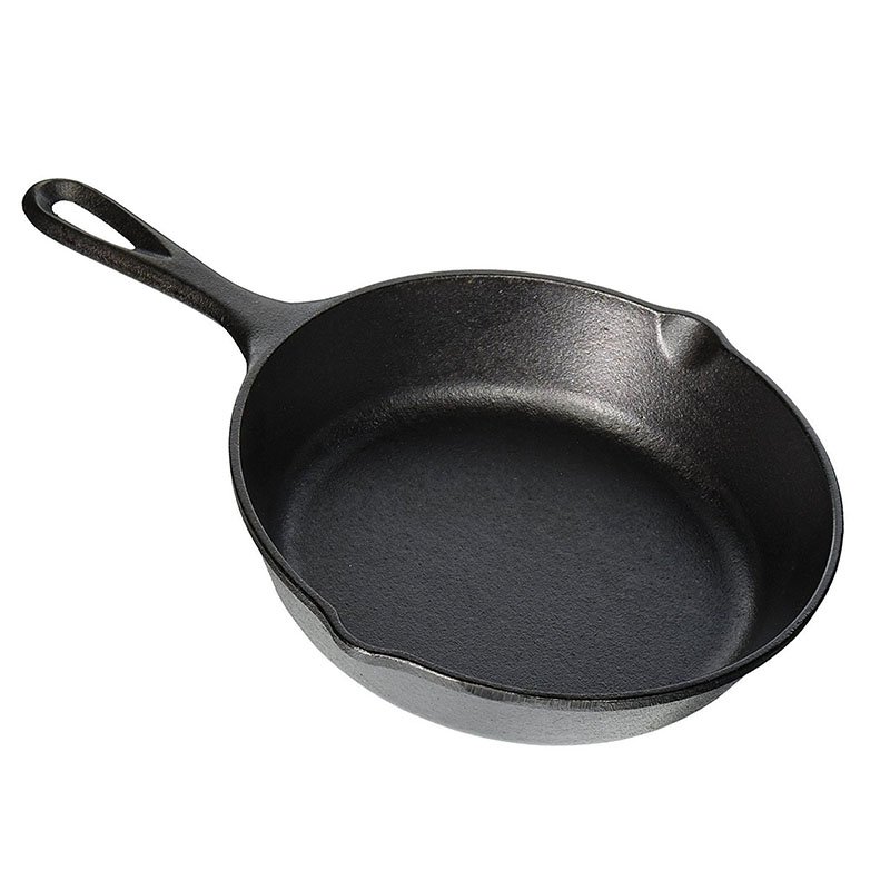 Hot Sell Cast Iron Wok Pan Skillet Cast Iron Cookware Sets Frying Pan With Iron Handle