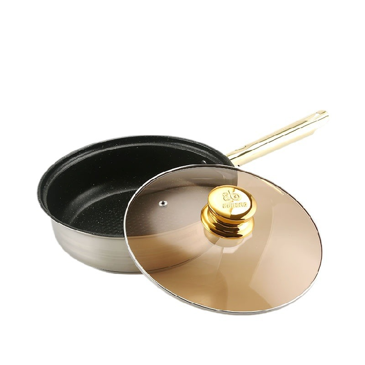 Wholesale 12pcs Stainless Steel Cookware Sets NonStick Soup Pot Milk Pan Frying Pan 5Ply Bottom for Southeast Asia