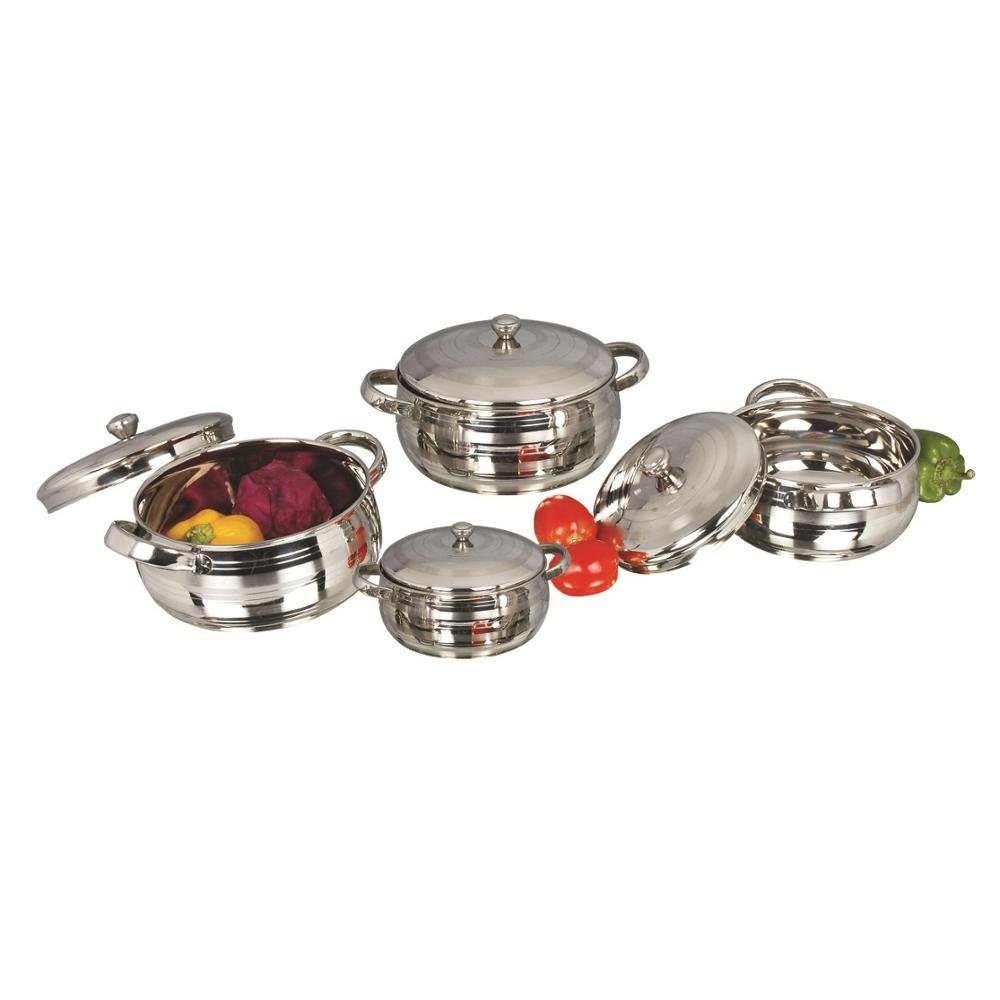 Modern home hooking pot nonstick stainless steel cookware sets