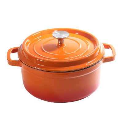 New Design Enameled Cast Soup Pot Luxury Cookware Sets Non-Stick Pot Cast Iron Cookware Set Enamel Cast Iron Cookware Set