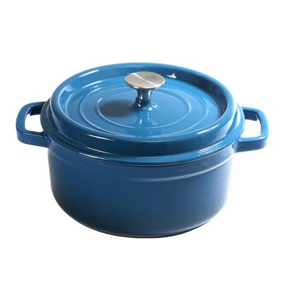 New Design Enameled Cast Soup Pot Luxury Cookware Sets Non-Stick Pot Cast Iron Cookware Set Enamel Cast Iron Cookware Set