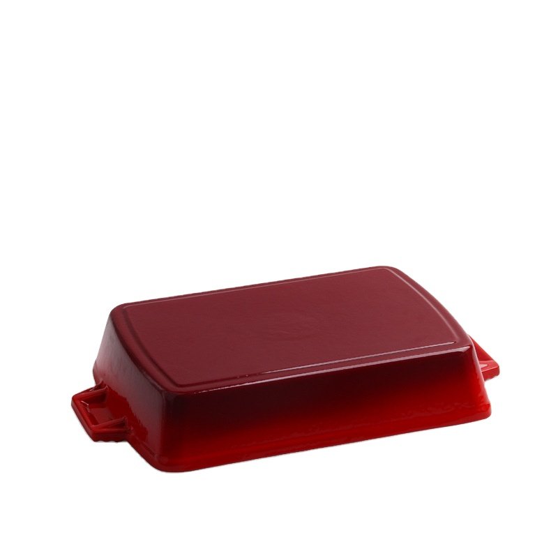 High-Grade Metal Kitchen Cookware Set Cast Iron Enamel Pan Non-Stick Cooking Pot Minimalist Design Sustainable Feature
