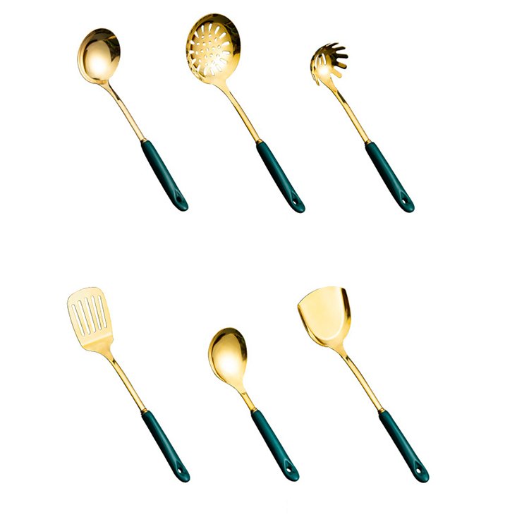 Wholesale Customizable Ceramic Handles Kitchenware 2023 New Product Luxury Stainless Steel Cookware Sets With Standing Rack