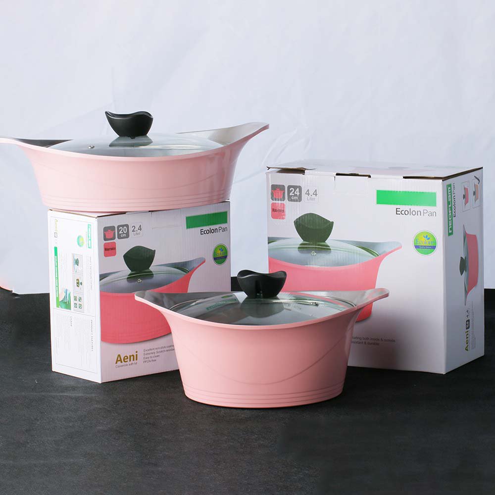 Wholesale 12 Pcs Luxury Hexclad Kitchen Ware Aluminium Saucepan Granite Non Stick Pots Cookware Sets
