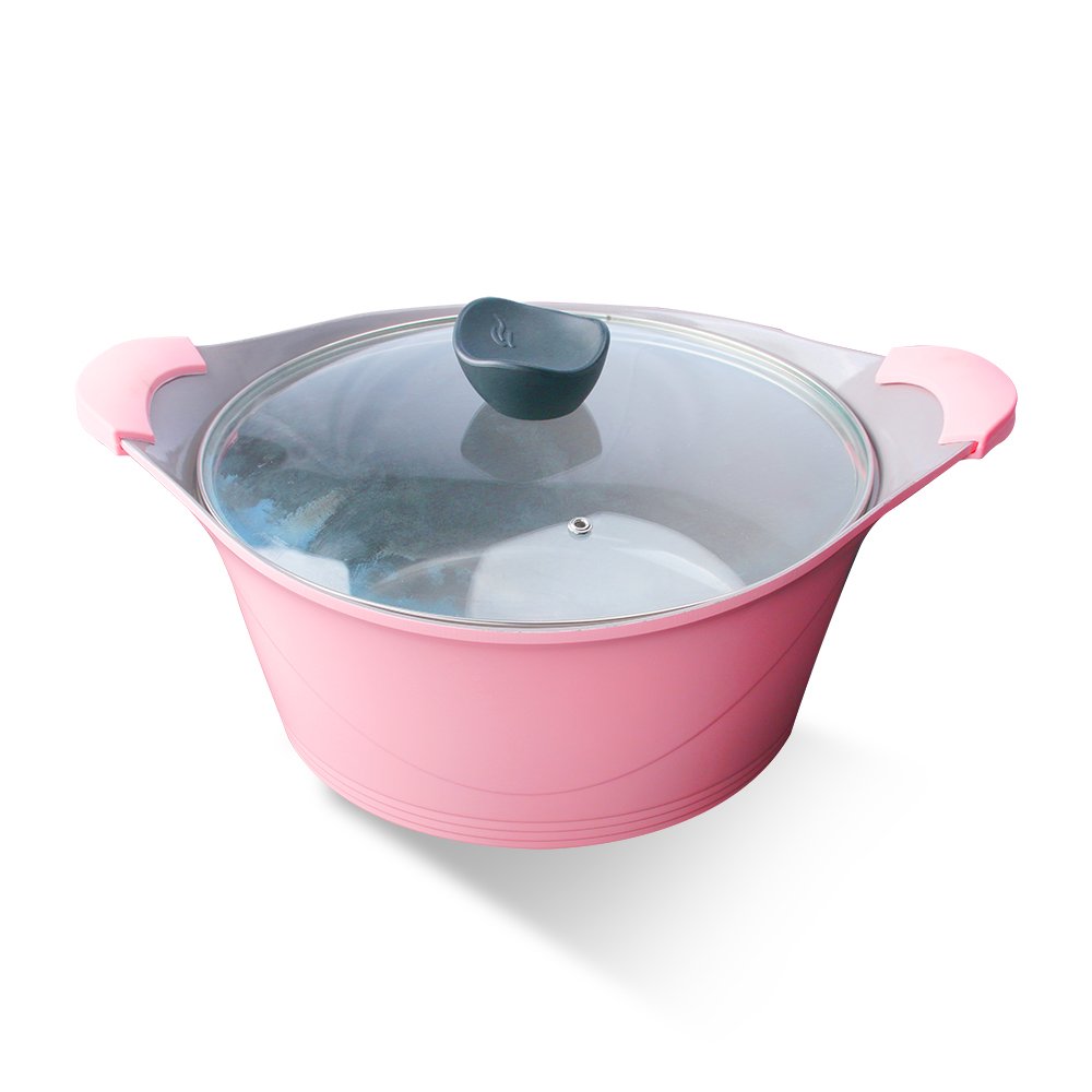 Wholesale 12 Pcs Luxury Hexclad Kitchen Ware Aluminium Saucepan Granite Non Stick Pots Cookware Sets