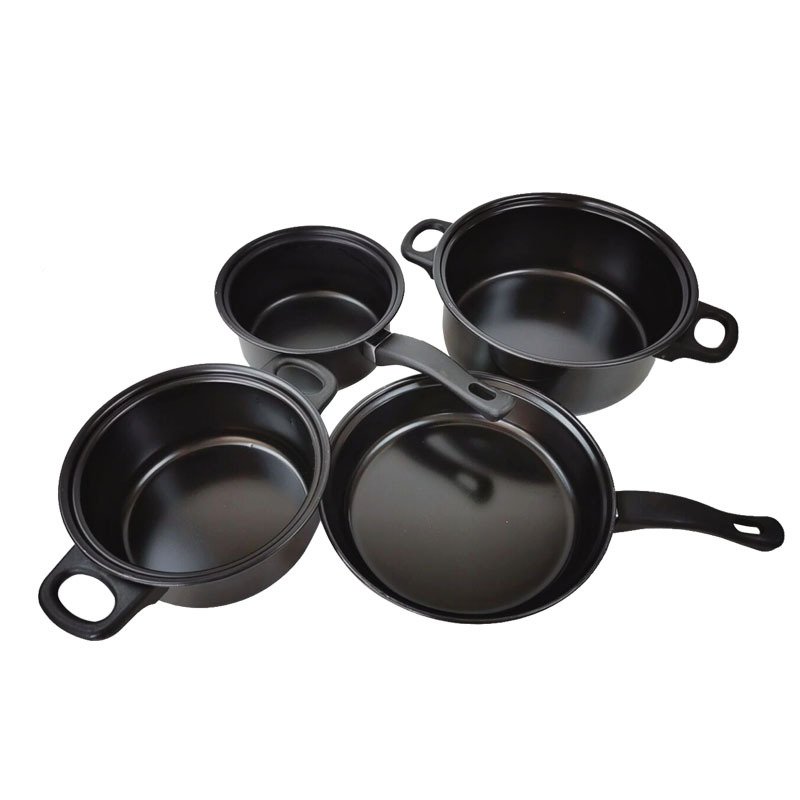 High Quality Home Kitchen 13pcs Cooking Pot Ware Cast Iron Cookware Set Non Stick