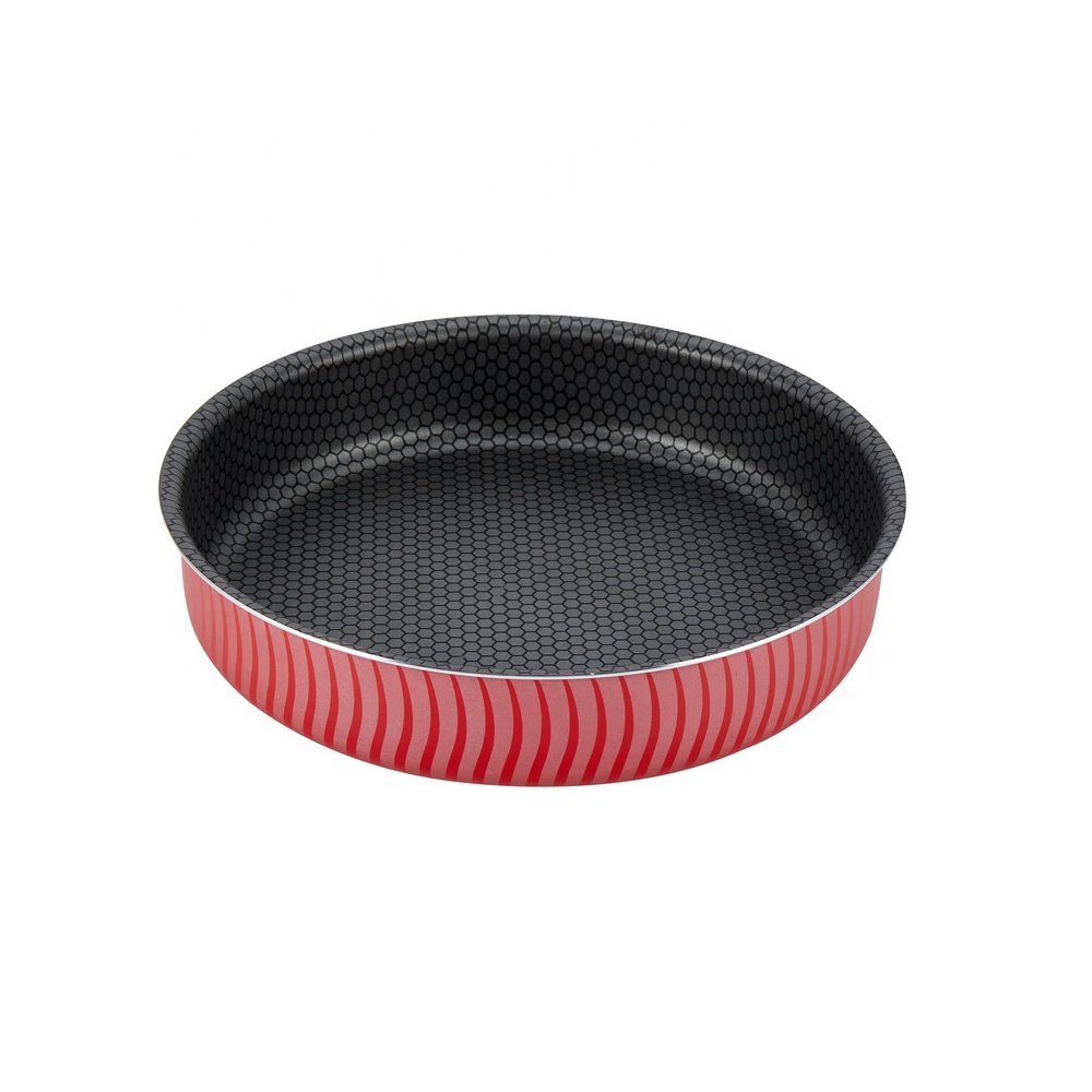 Factory cookware wholesale Aluminum Non stick pot with printing Aluminum kitchen pots and pans sets cookware set