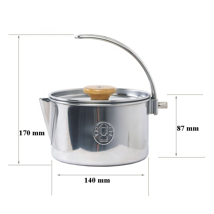 2021 New Design Japanese Style Cookware Set Kitchen Cook Pot Single Handle Portable Cooking Pot For Indoor And Outdoor