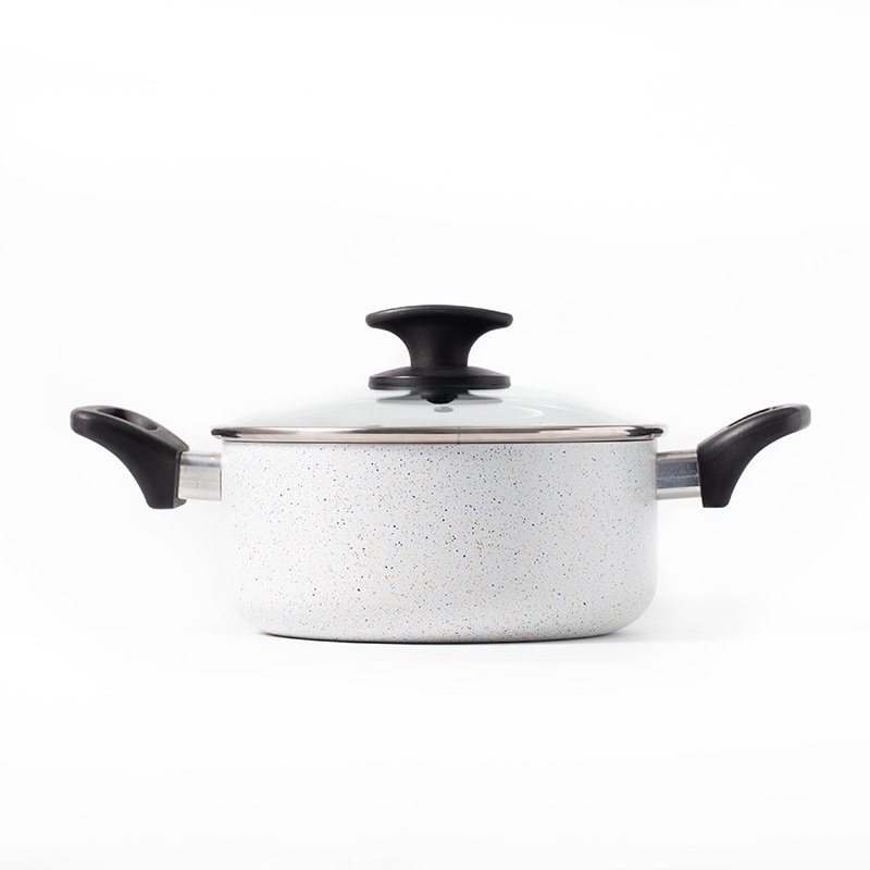 Nonstick Coating Fry Pan Casserole Pot set Bakelite Handle CD Bottom Mini Cookware Set