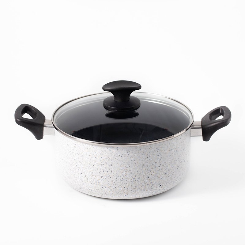 Nonstick Coating Fry Pan Casserole Pot set Bakelite Handle CD Bottom Mini Cookware Set