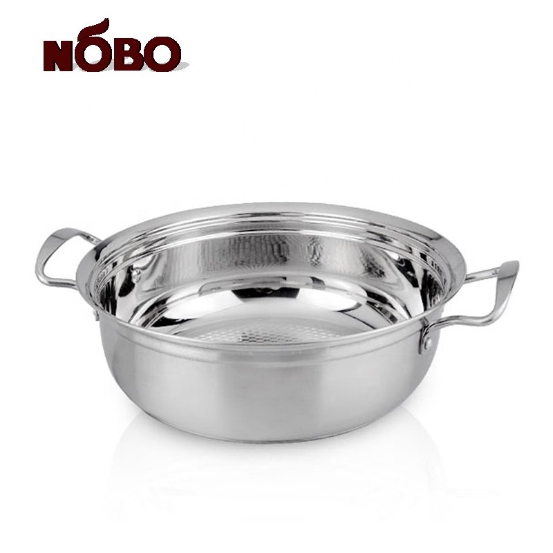 Pot Set Stainless Double Bottom Surgical Steel Cookware in India