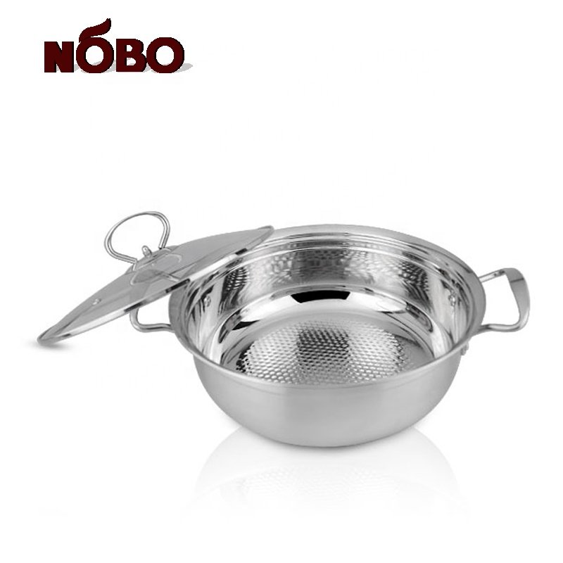 Pot Set Stainless Double Bottom Surgical Steel Cookware in India