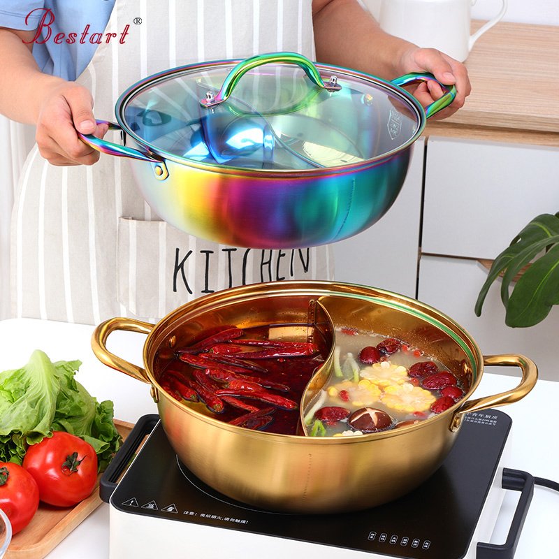 Custom Kitchenware Pots Stainless Steel Nonstick Hot Pot Cooking Pots Cookware Sets