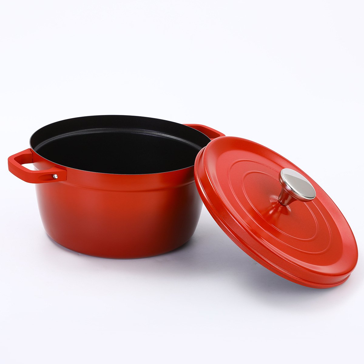 Household Carbon steel Pot Enamel Pot imitation Wholesale Stew Amphora Soup Pot non stick cookware set Pan