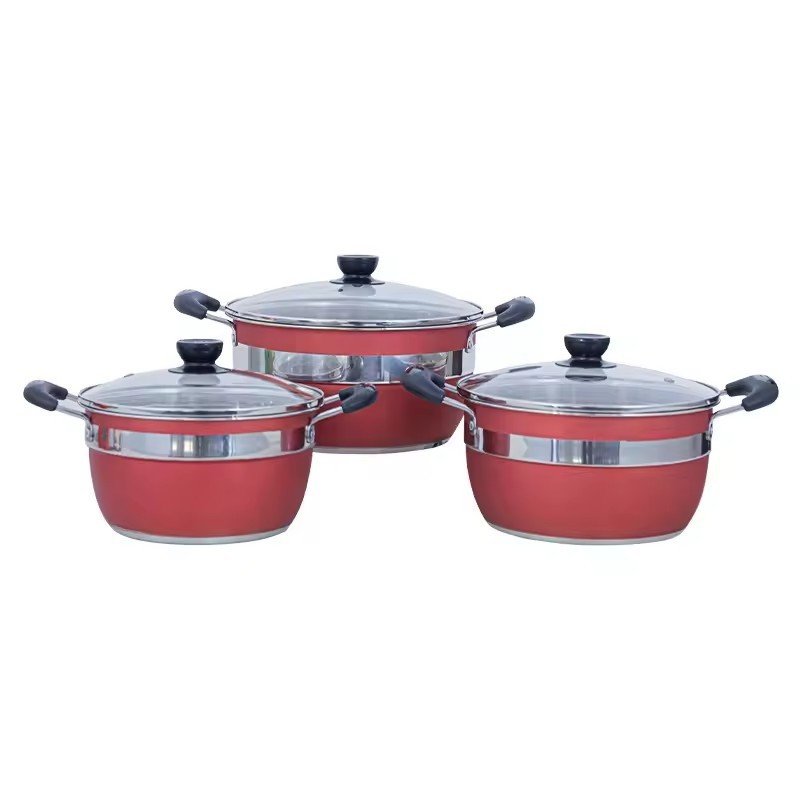 Wholesale purchasing Kitchenware Kitchen Wear Dinnerware Stainless Steel Cookware Sets Pots and Pans Non Stick Cooking Pot Set