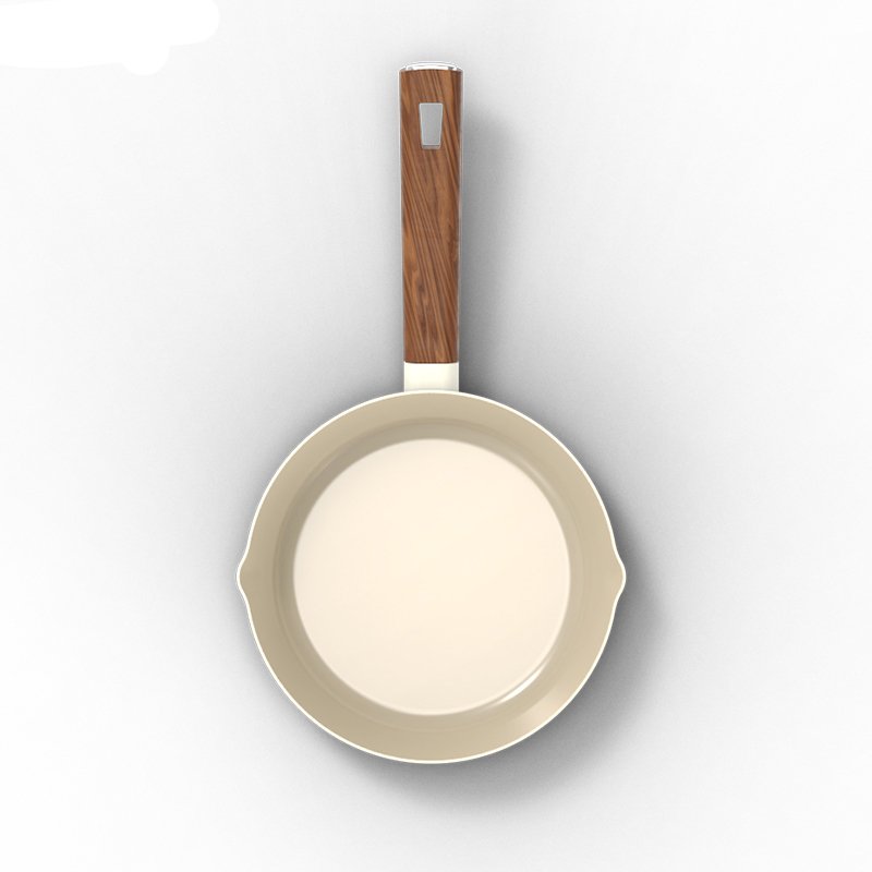 newest kitchen die cast frying pan with nonstick aluminum lid ceramic cookware set