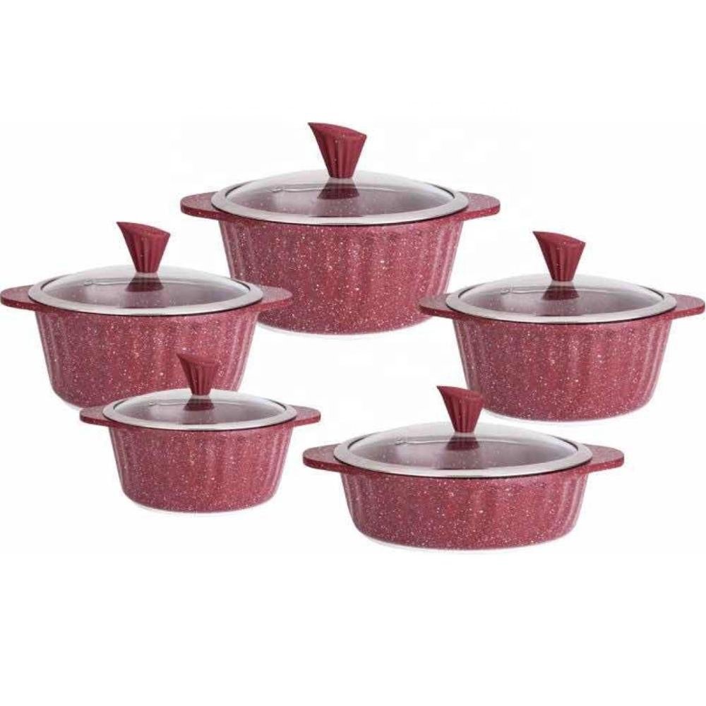 Lowest Price Die Cast Aluminum Cookware Set 13 Pieces 1 set cooking pots cookware