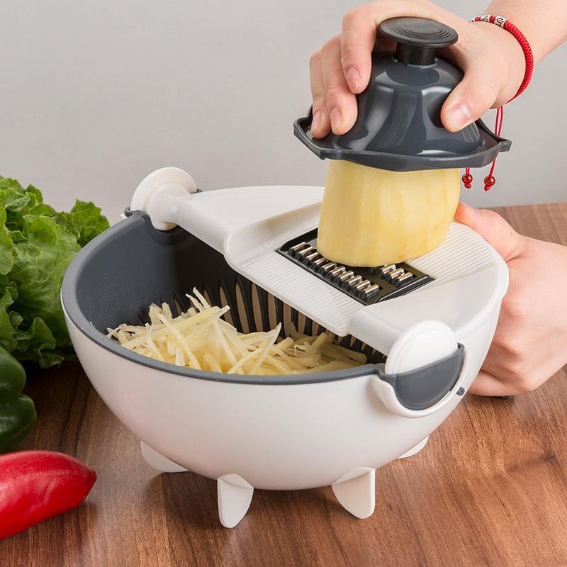 2024 New Top Seller Kitchen Tools Kitchen Tools 9 in 1 vegetable fruits cutter Gadgets Cookware Sets