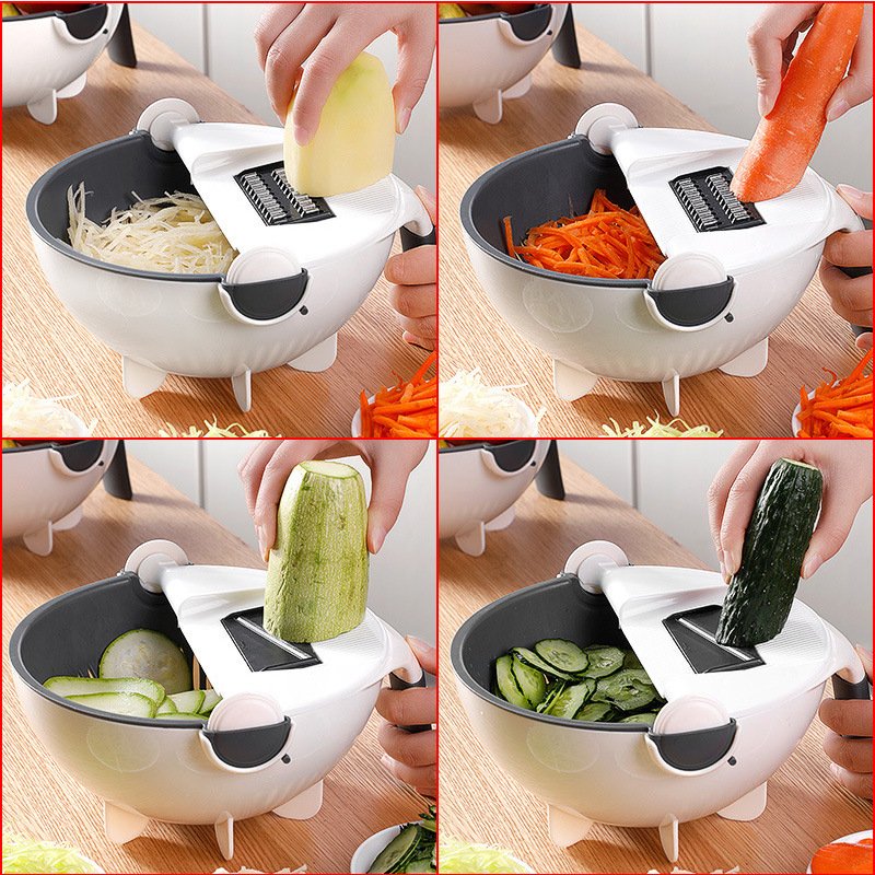 2024 New Top Seller Kitchen Tools Kitchen Tools 9 in 1 vegetable fruits cutter Gadgets Cookware Sets