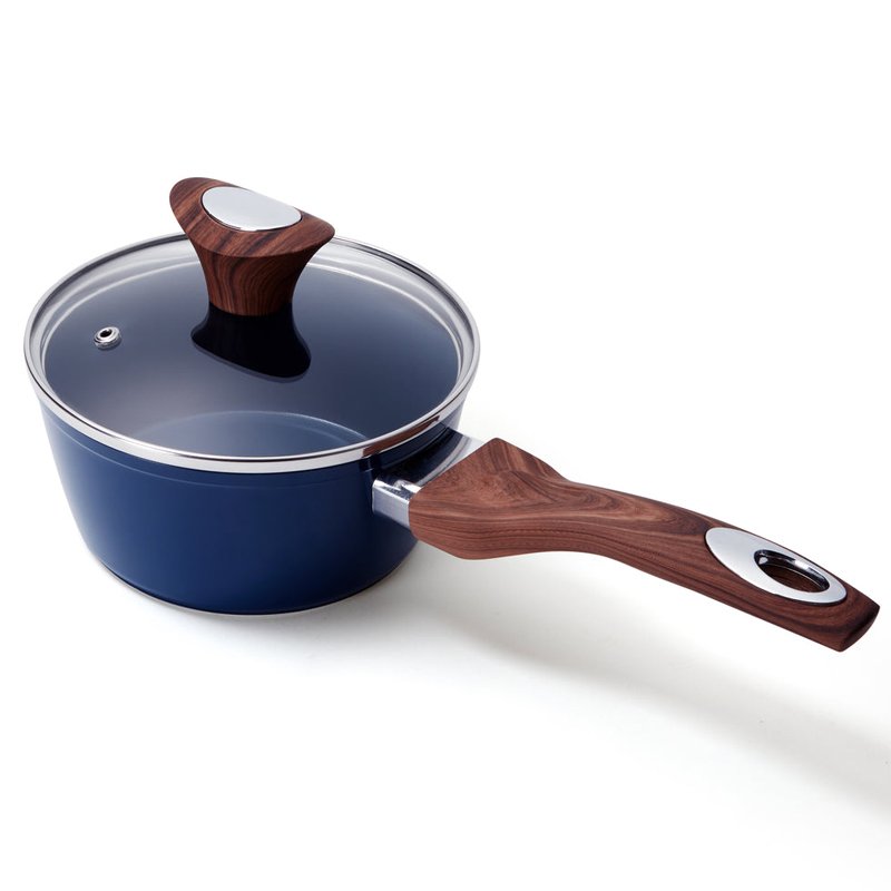 Hot sale 9pcs non stick ceramic cookware set forged aluminum oil free kitchen cookingware cookware set