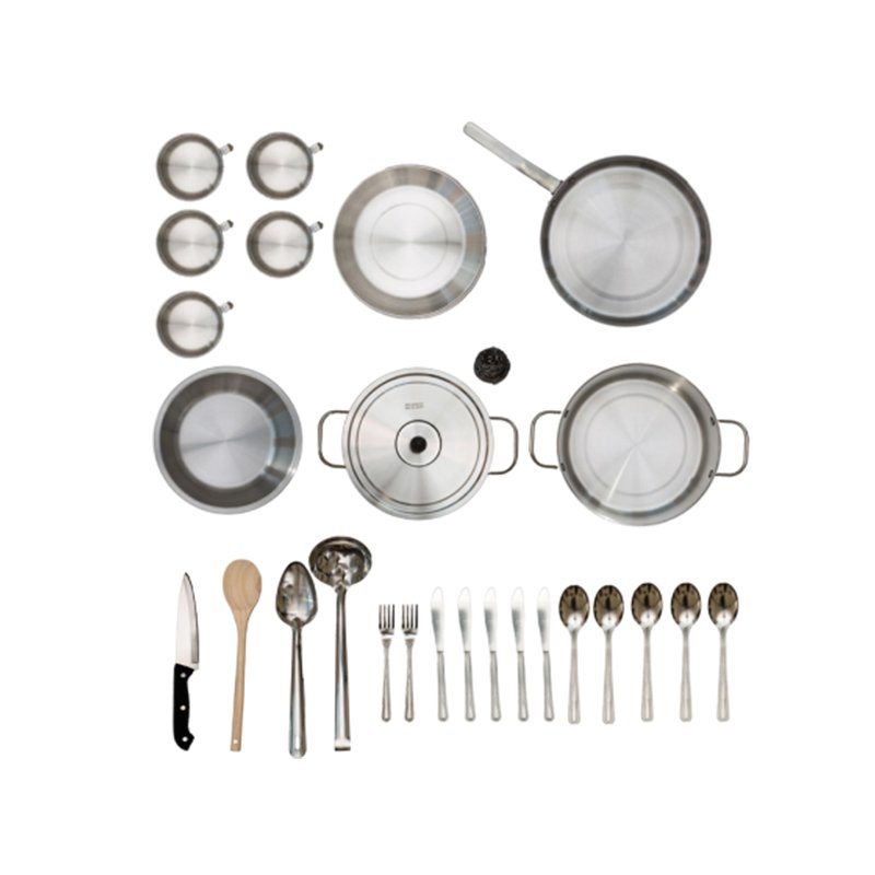 High quality non-stick cookware set cooking pot cookware set with knives