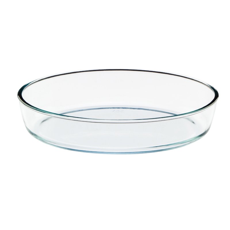 3pcs Baking Dish set Table Service Glass Dish Baking Tray Heat Resistant Glass Oven Safe Baking Pan