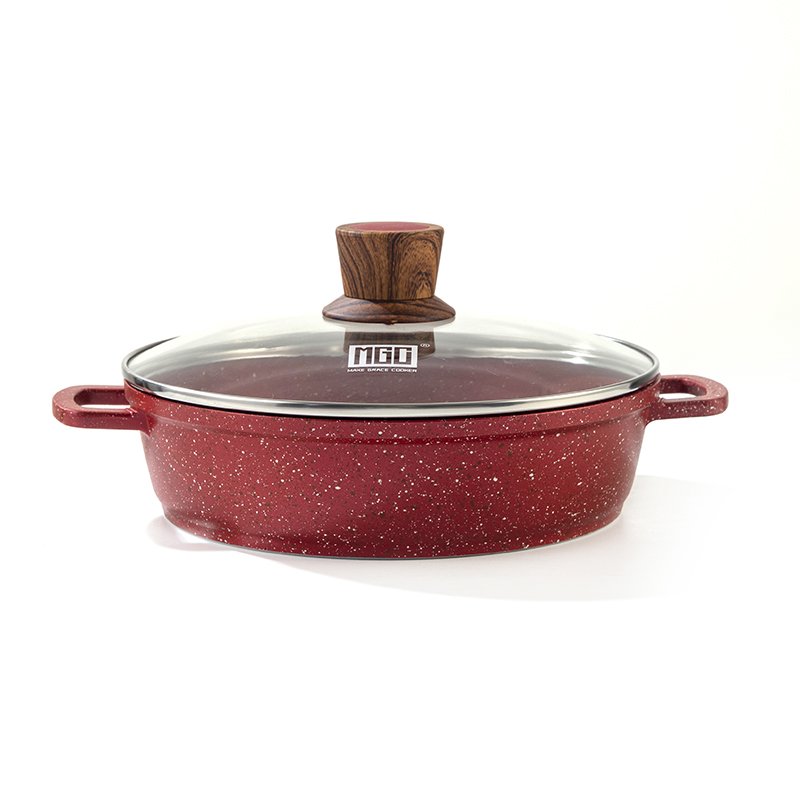 MGC Soup Pot With Lid Nonstick Stock Pot With Lid Stock Pan Induction Compatible Aluminum Coating Pan