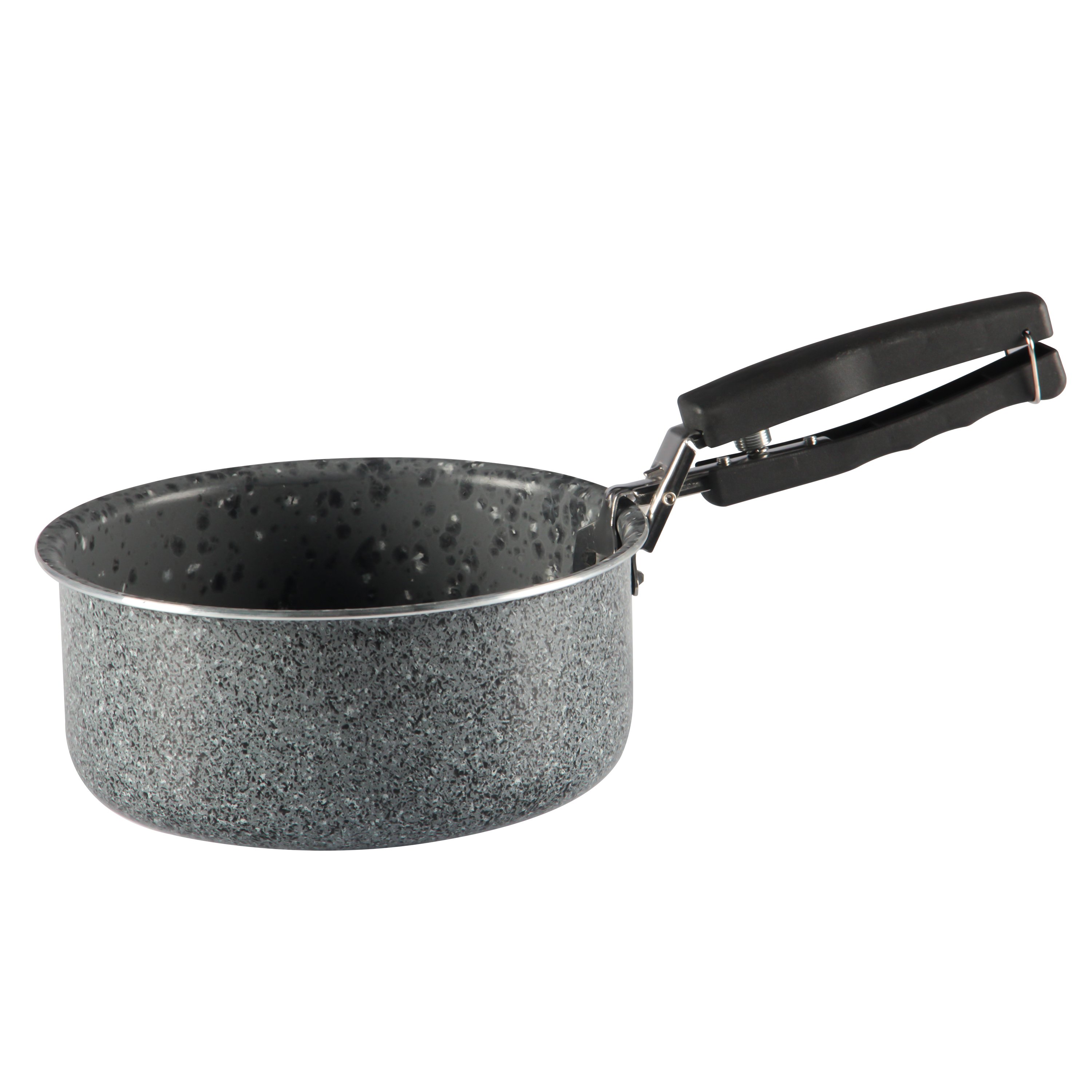 Factory direct Wholesale Granite coating Marble lines 2pcs frying pan aluminium non stick cookware set with removable handle