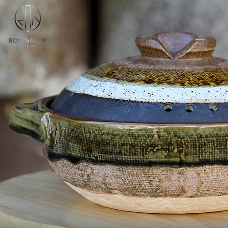 Wholesale Hot Selling Durable Catering Ceramic Casserole Dish Clay Cooking Pots Kitchen Soup Cookware Sets Hot Pot With Lid