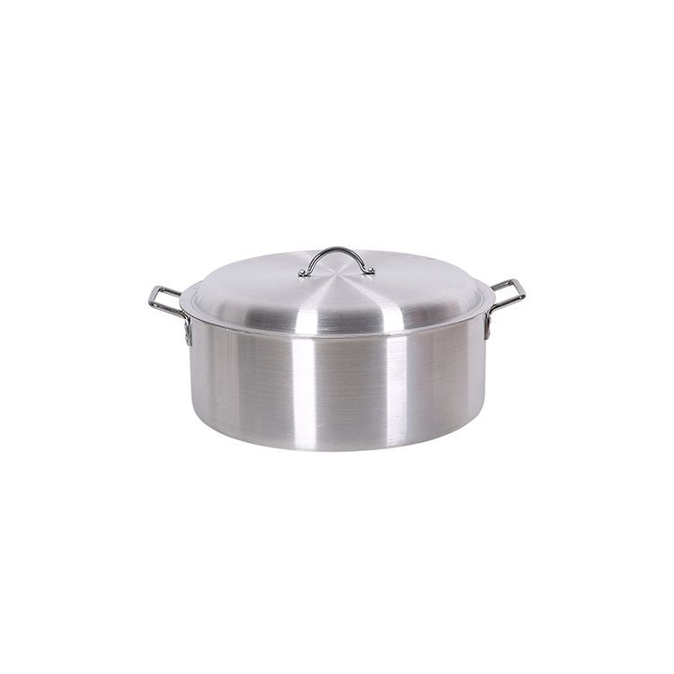 Aluminum stock cooking pot set stainless pot lid nonstick cookware sets Aluminum Polished pots