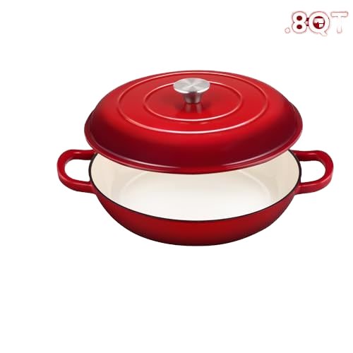 Eco-Friendly Non-Stick Cast Iron Cookware Set Enamel Coated Cast Iron Sea Food Casserole Cooking Pots for Kitchen Use